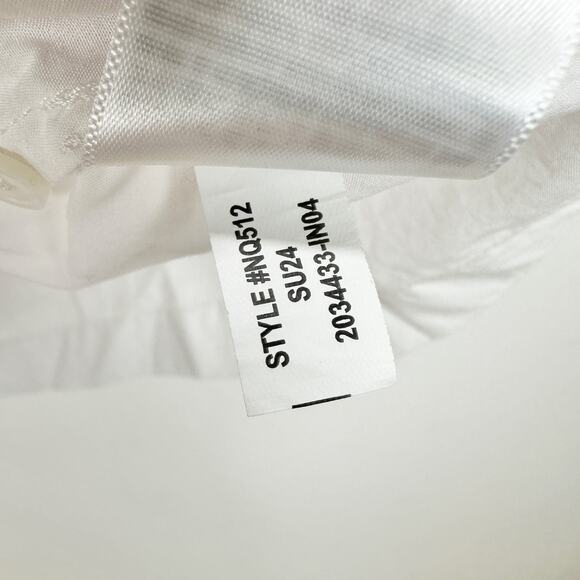 Madewell Puff Sleeve A Line Top Embroidered Poplin White Cottagecore Medium NWT - Picture 12 of 14